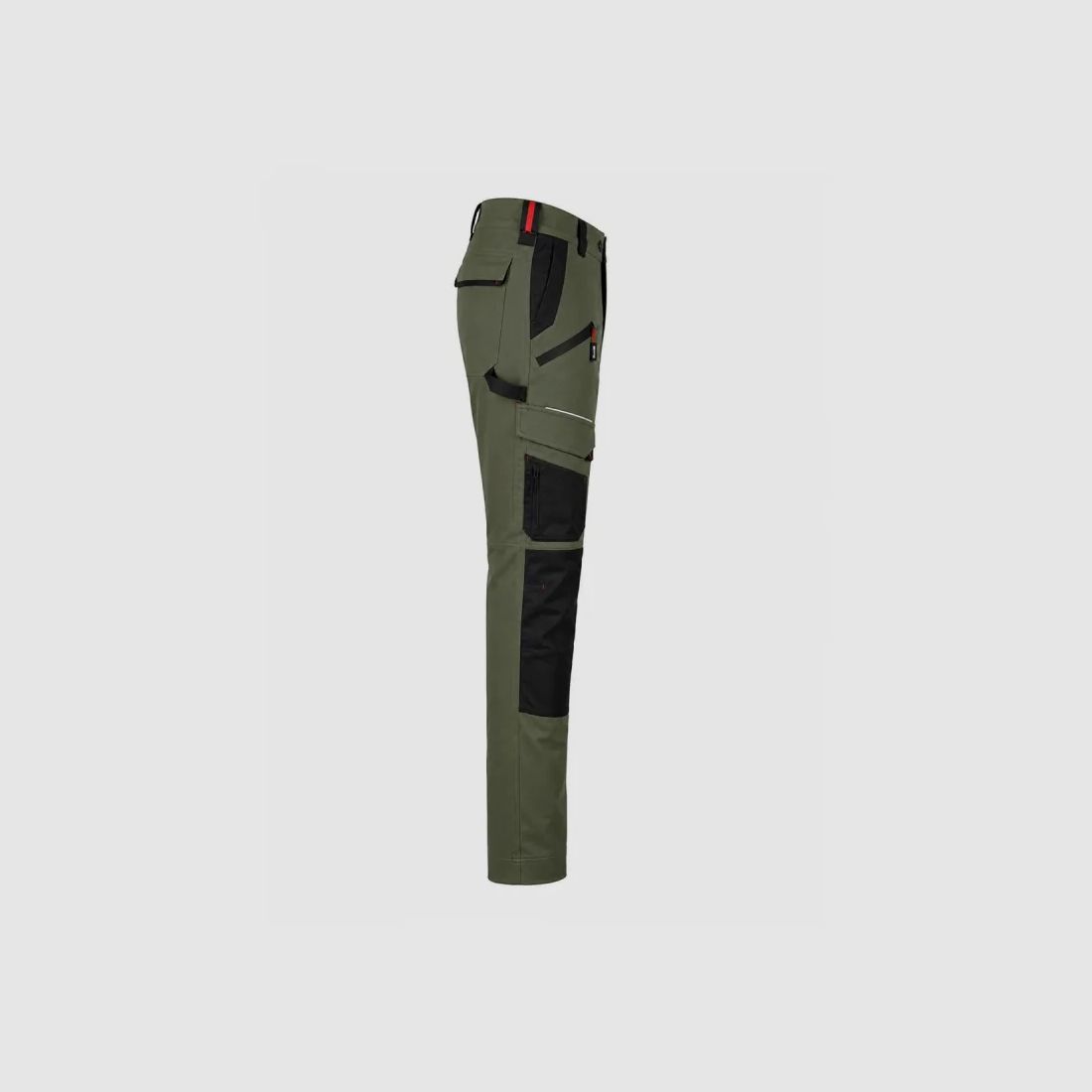 LMA Memory Stretchhose Kaki und Schwarz mit vielen Taschen, Bild 7 von 13