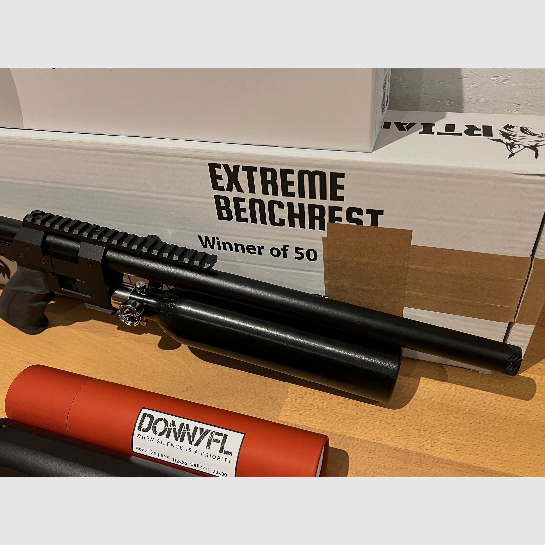 Fusil à air RTI Prophet II Cal30/7,62 EDgun Diana JSB Diabolos