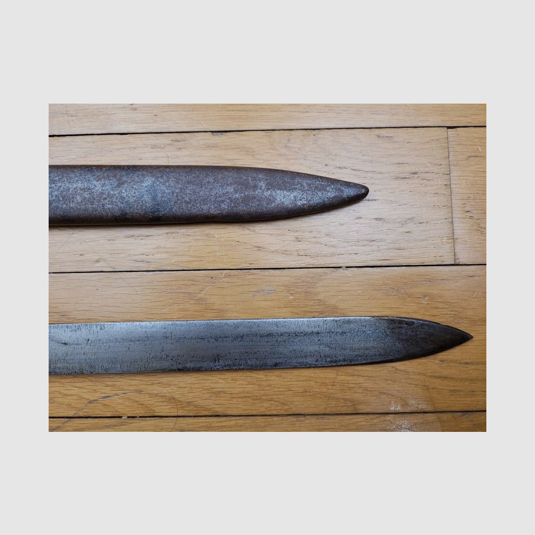 Rare baïonnette autrichienne d&rsquo;urgence Ersatz – fusil Steyr 1895 – peu courant fourreau ersatz aussi – TBE+, image 5 sur 13