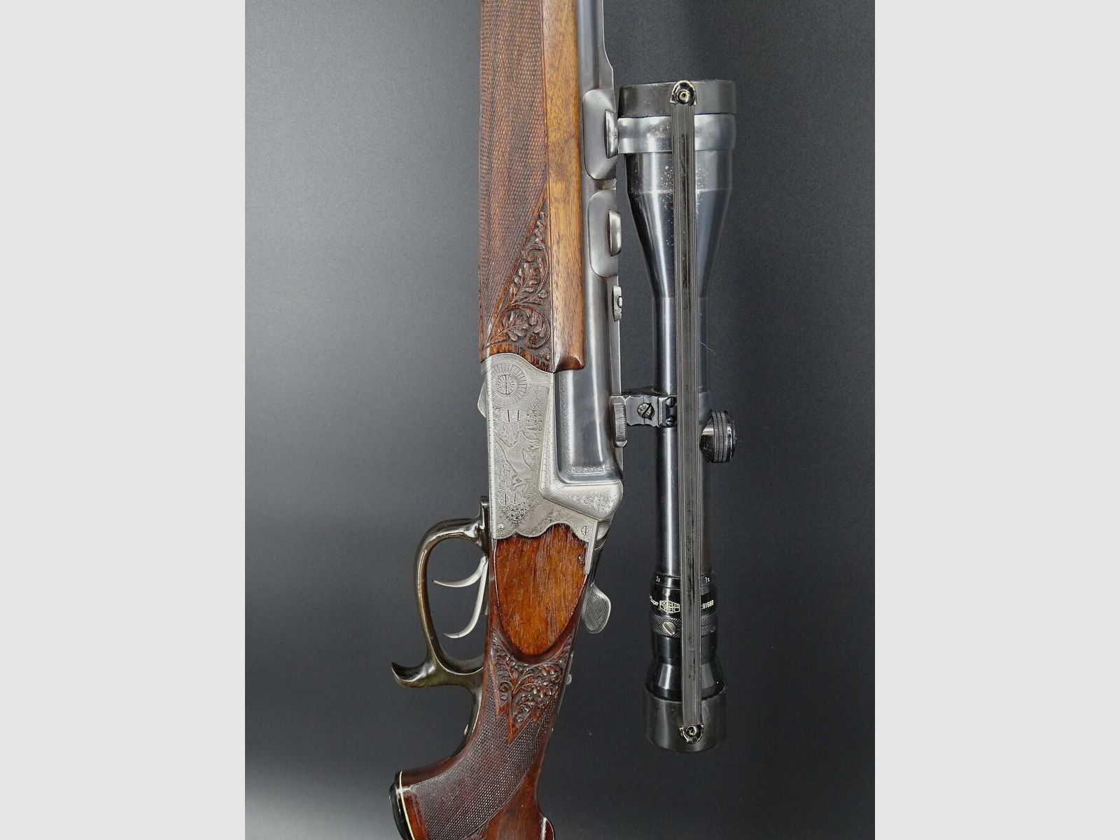 Sodia Kettner BBF cuerno de búfalo sistema de perforación grabado ZF Kahles rifle de cerrojo