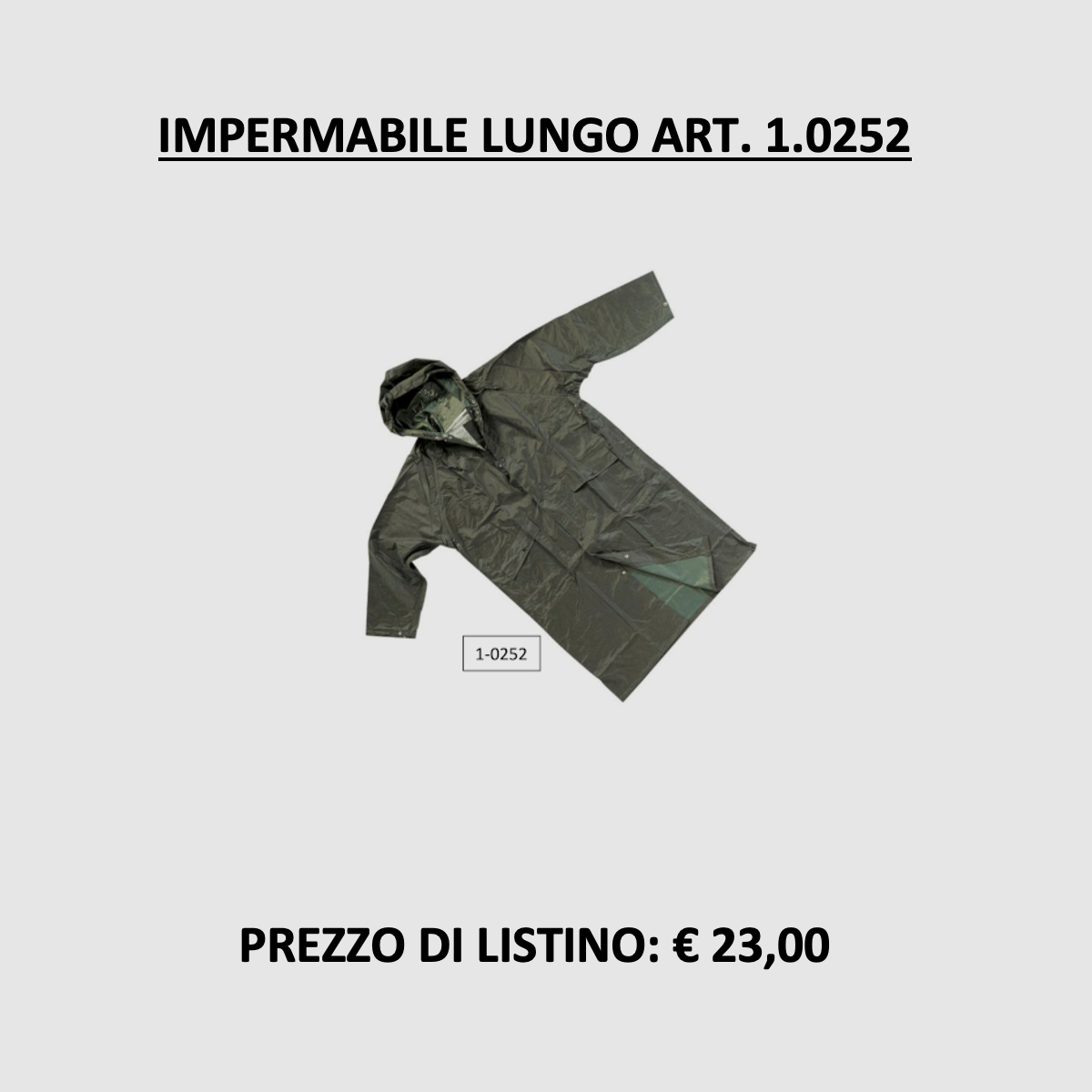 ISSALINE – Imperméable Long 1.0252, image 1 sur 3