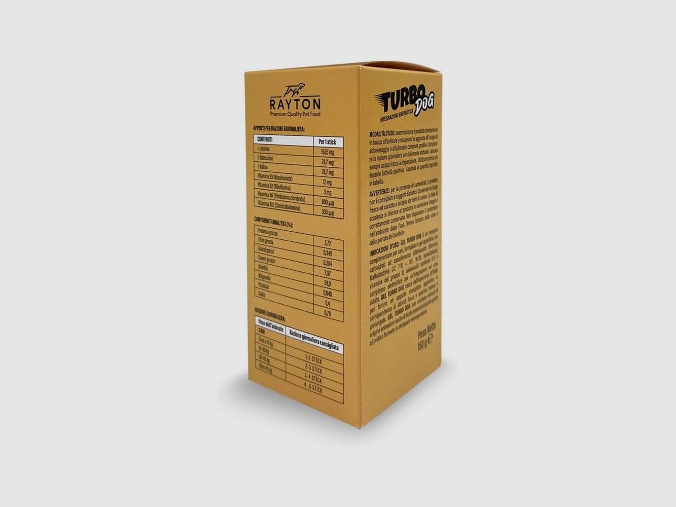 BITRABI TURBO DOG – Voedingssupplement voor honden - VEGAN - Huisdiervoeding, afbeelding 3 van 3