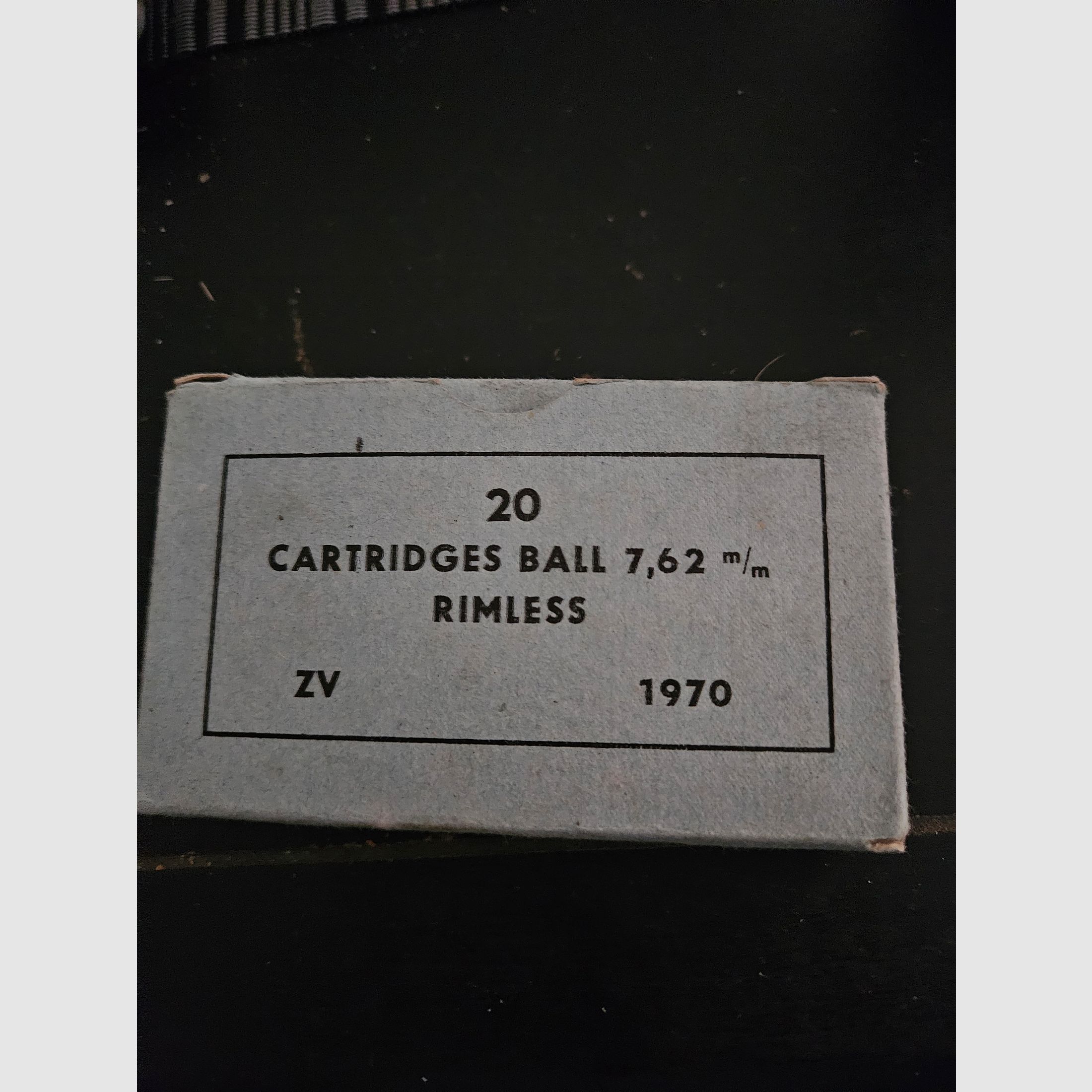 20 pièces ZV sans bord en 7,62 de 1970
