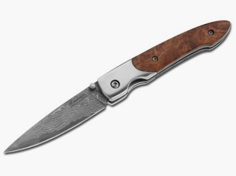 Coltello pieghevole MAGNUM SENIOR Damascato