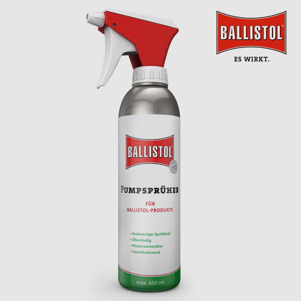 Bouteille pulvérisateur Ballistol (vide), capacité de 650ml