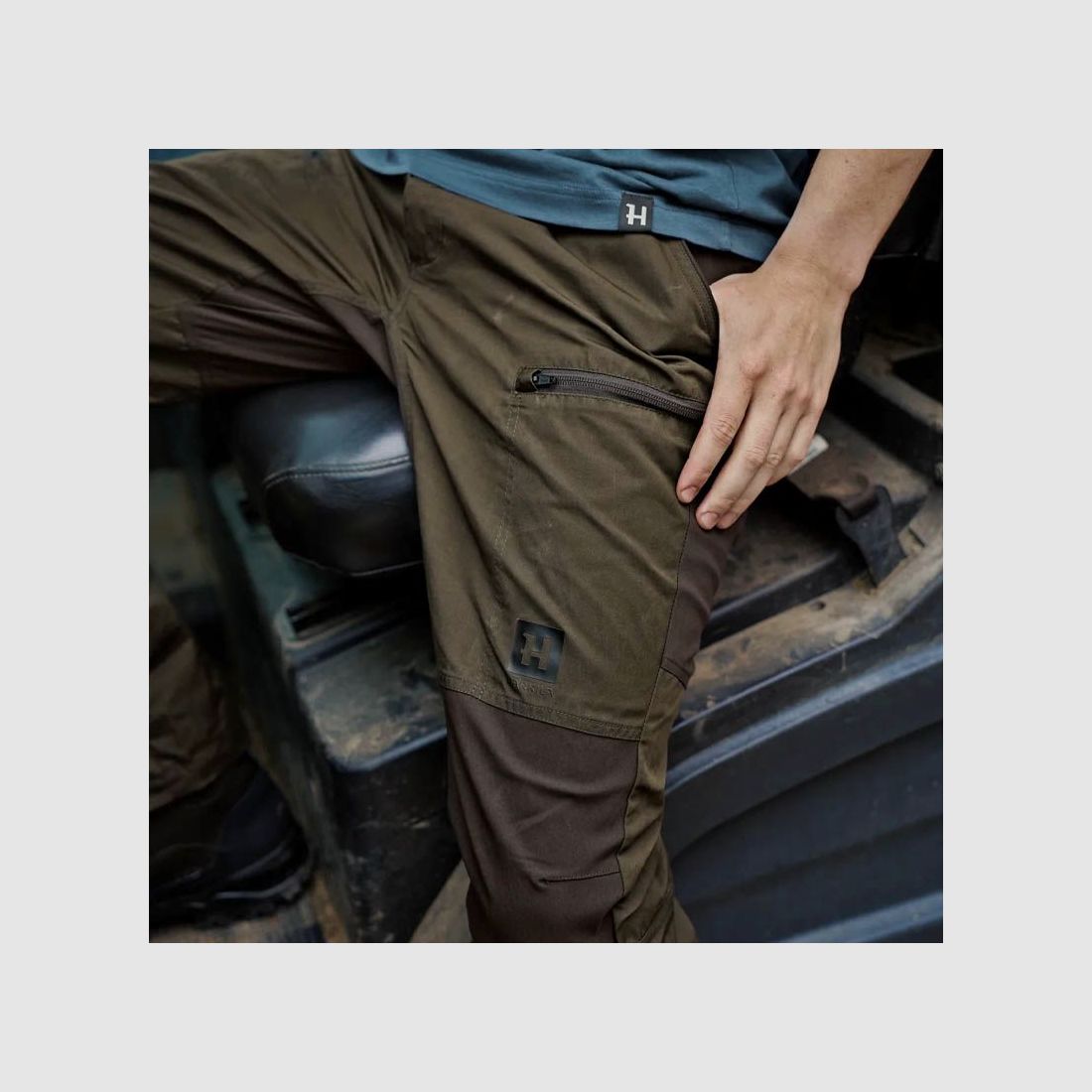 Härkila Fjell Trousers, Green/Brown, image 3 of 9