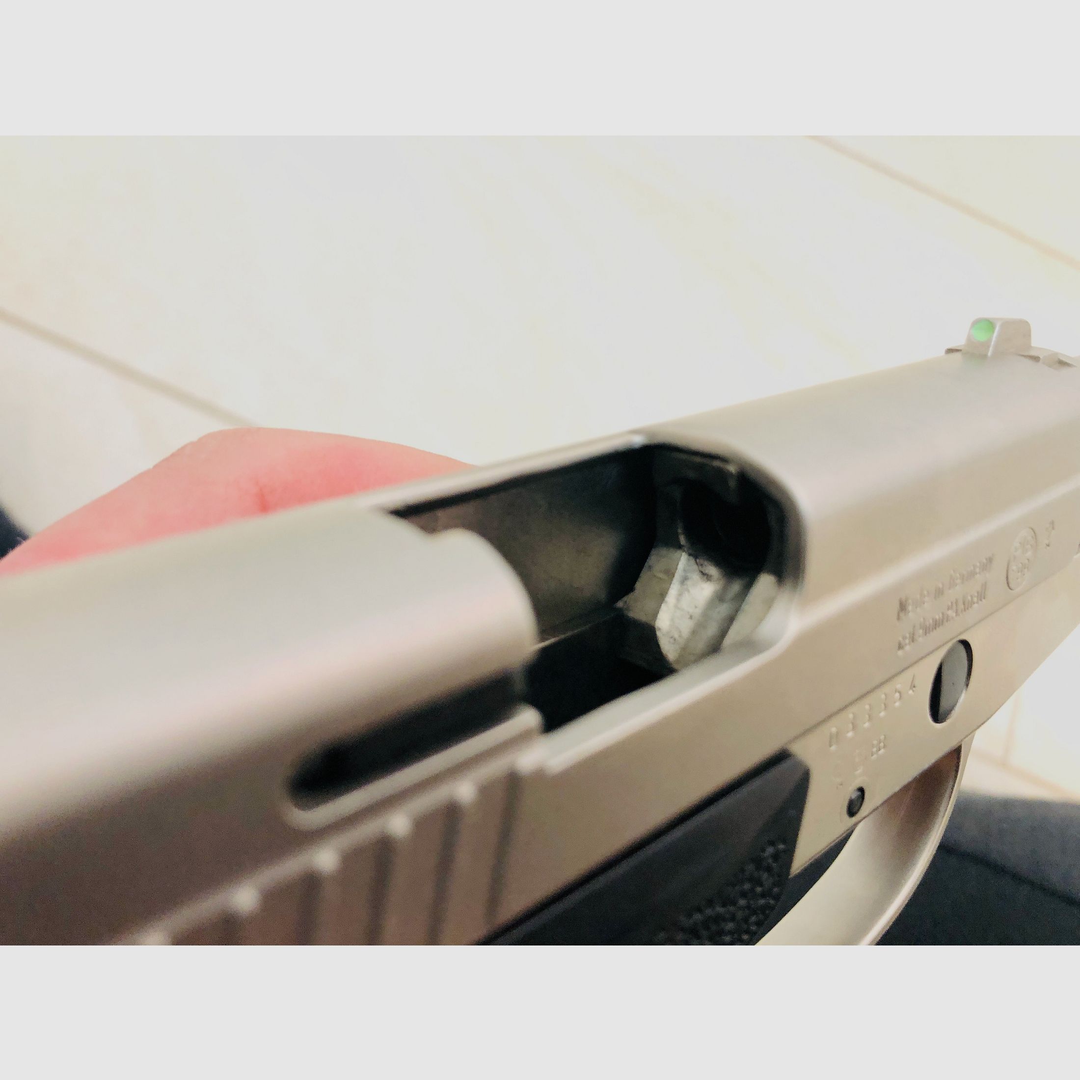 ••• SIG SAUER P239 pistolet d'alarme / nickel / accessoires / emballage d'origine / PTB 799 •••