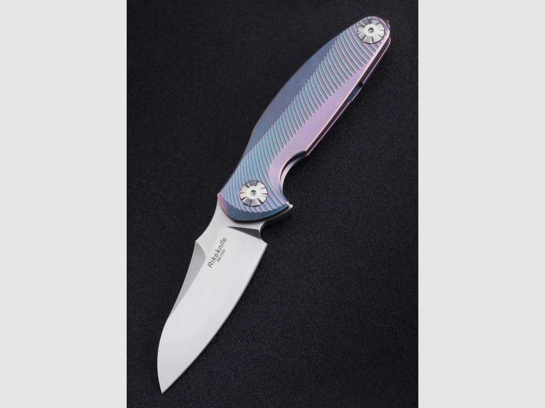 Rikeknife 1503-PB Taschenmesser, Lila/Blau