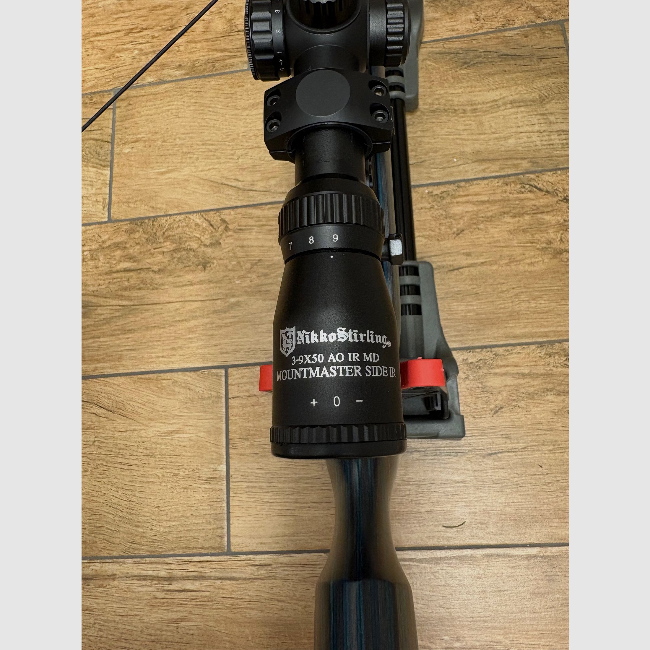 Kadzidło HW 97 K Niebieski niebieski uchwyt z drewna warstwowego Kaliber 5,5 mm używane kilka razy Edycja limitowana