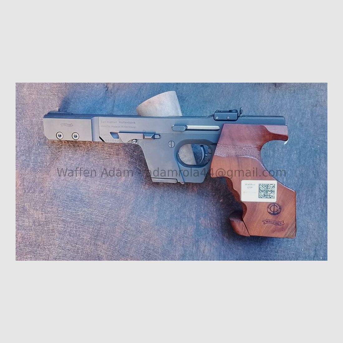 Walther Ulm GSP sport pistol