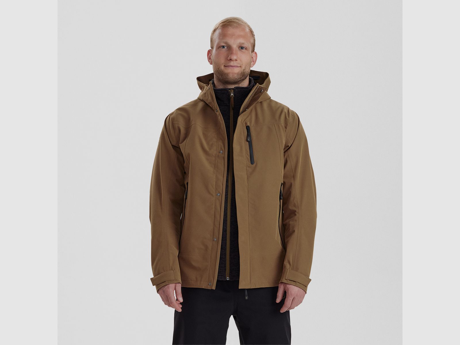 Sarek Shell Jacket with Hood - Butternut - Size: 4XL