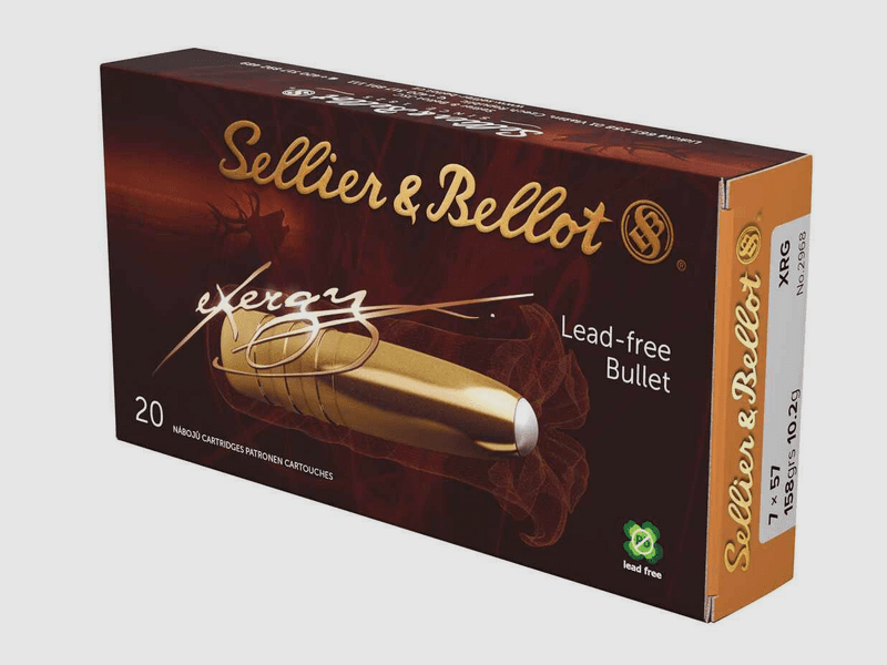 Sellier & Bellot 7x57 eXergy, XRG bleifrei 158 gr. - 20 Stk.
