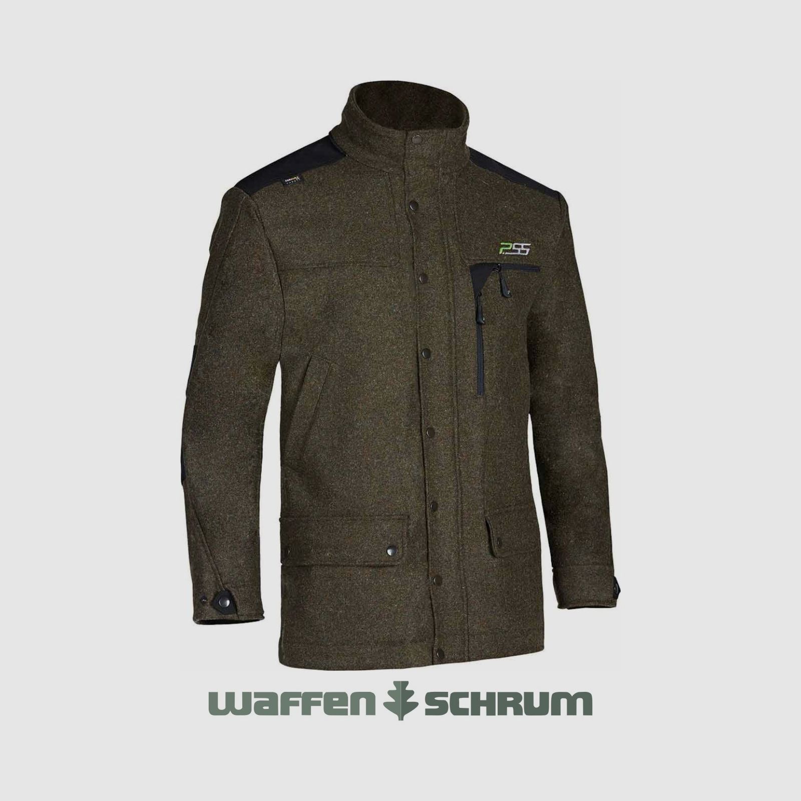 Pfeiffer Sicherheitssysteme Lodenjacke X-Treme Grün/ Schwarz