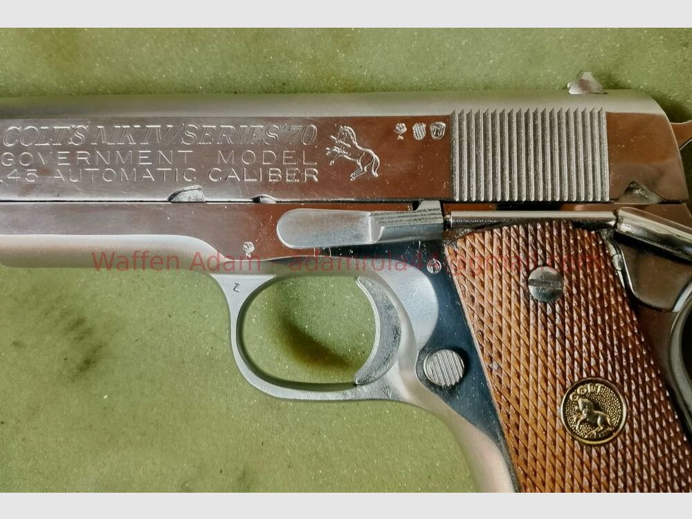 Colt MK IV/Serie`s 70 Government Nickel