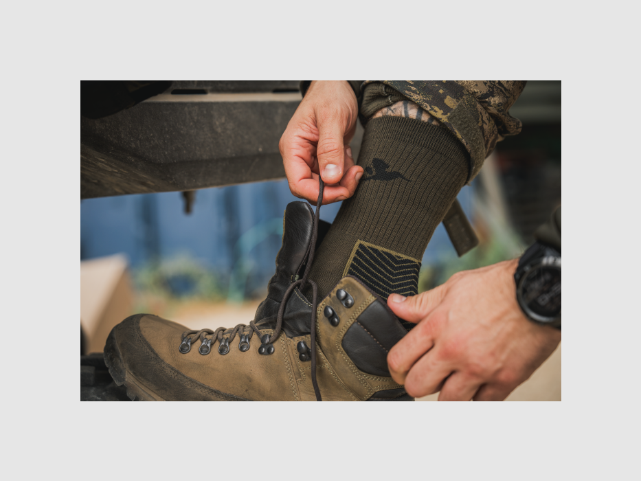 Skarpety Field Merino Sock – 2 PAK - Pine Green / Military Olive (40433104025), imagen 5 de 6