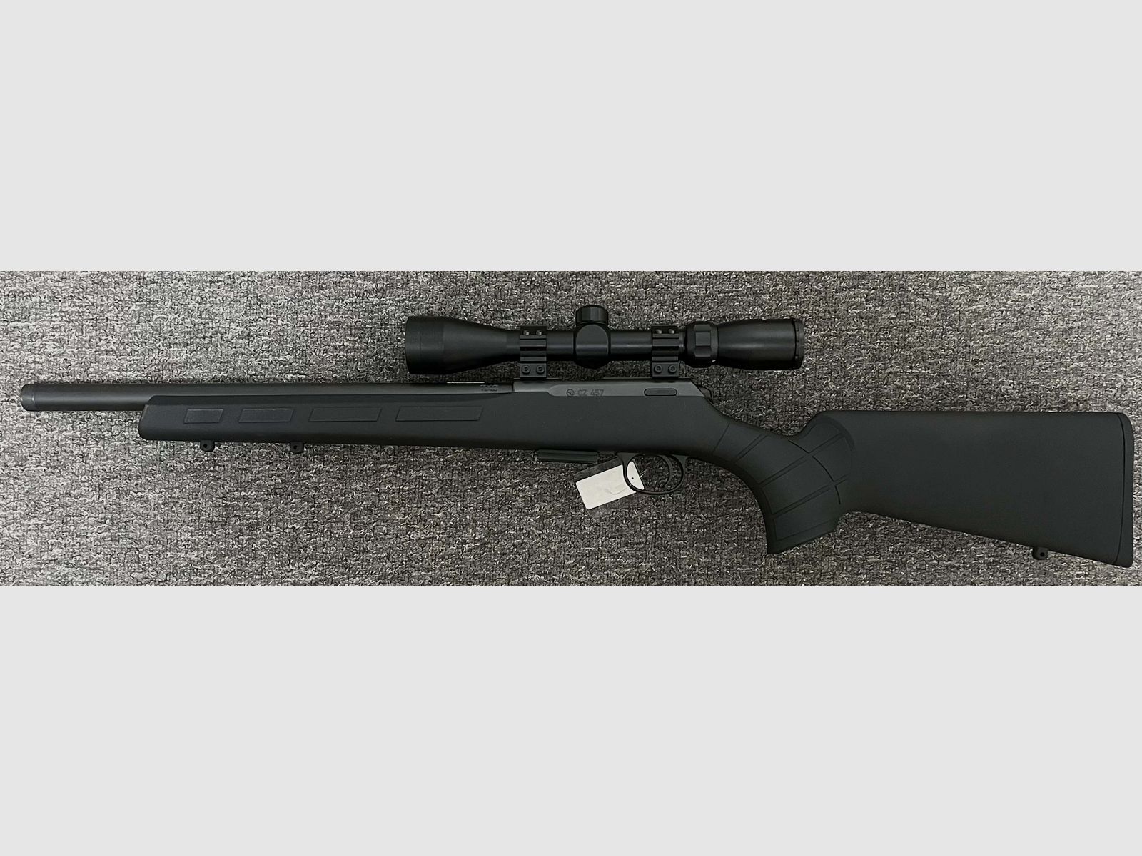 CZ 457 Synthetic .17 HMR Neuwaffe + Hubertus 3-9x40 