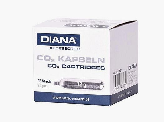Diana capsule CO2 12 g - 25 pz.