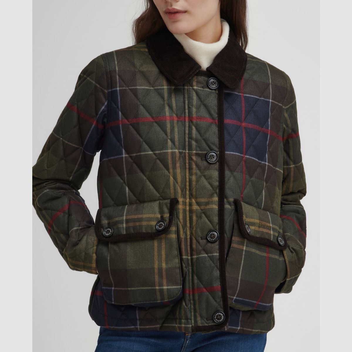 BARBOUR Steppjacke Loudon Tartan