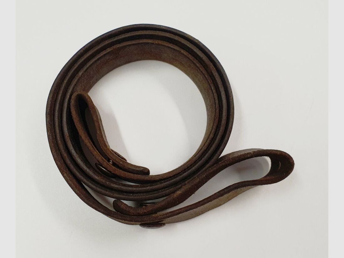 Wapenfabriek Bern originele ordonnantie riemen van het Zwitserse leger voor lange geweren IG 1889 / 96-11/ 1911 leren riem