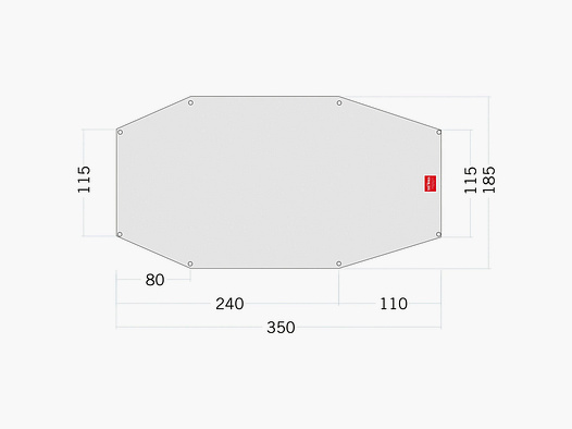 Tatonka Tatonka Zeltunterlage Floor Sheet PE Arctis 3 weiß