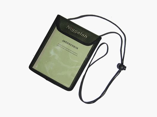 Niggeloh Jagdscheintasche   Cordura olivgrün
