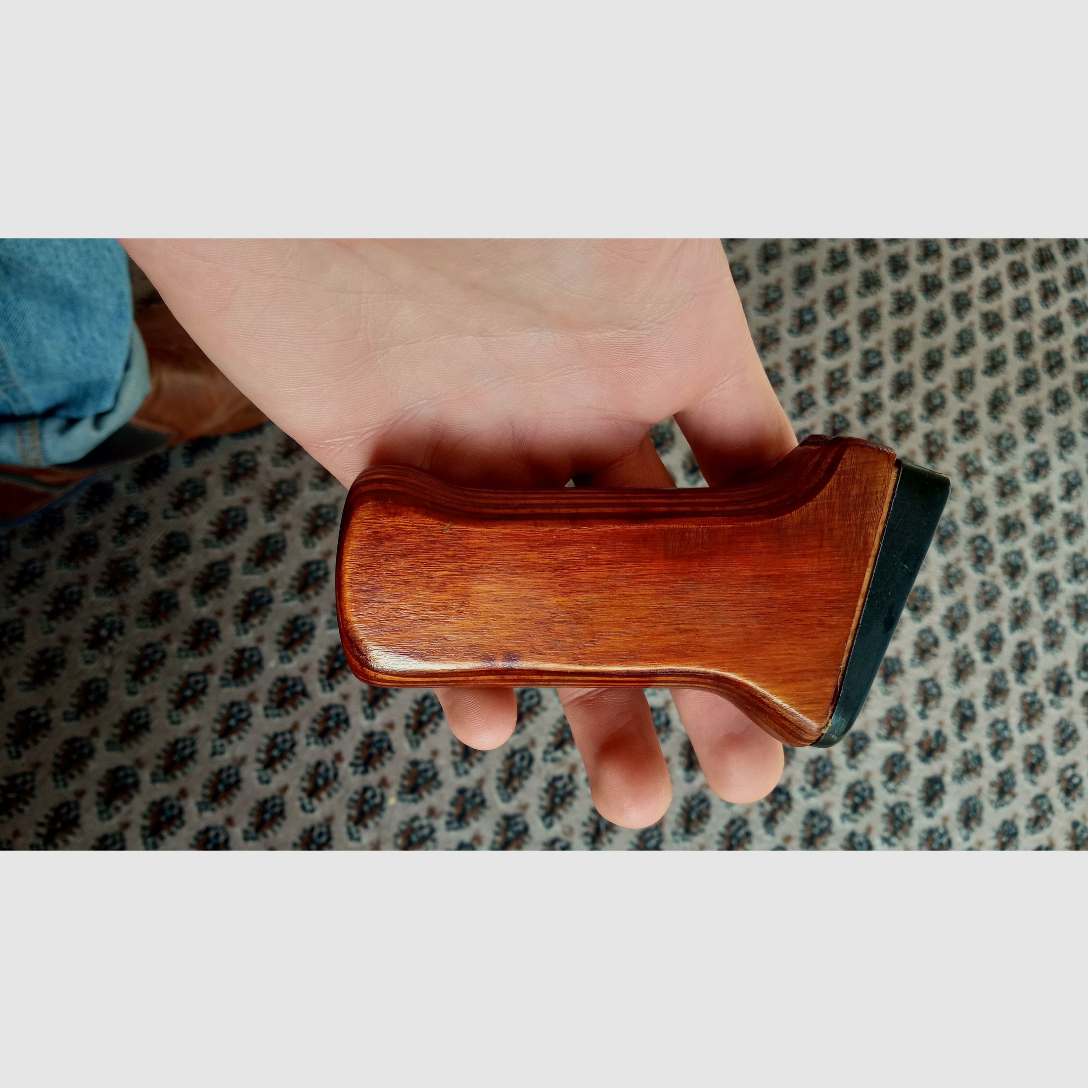 Original empuñadura de pistola de madera contrachapada AK74 rusa / también se adapta a AKM // Empuñadura de laminado / Yunker