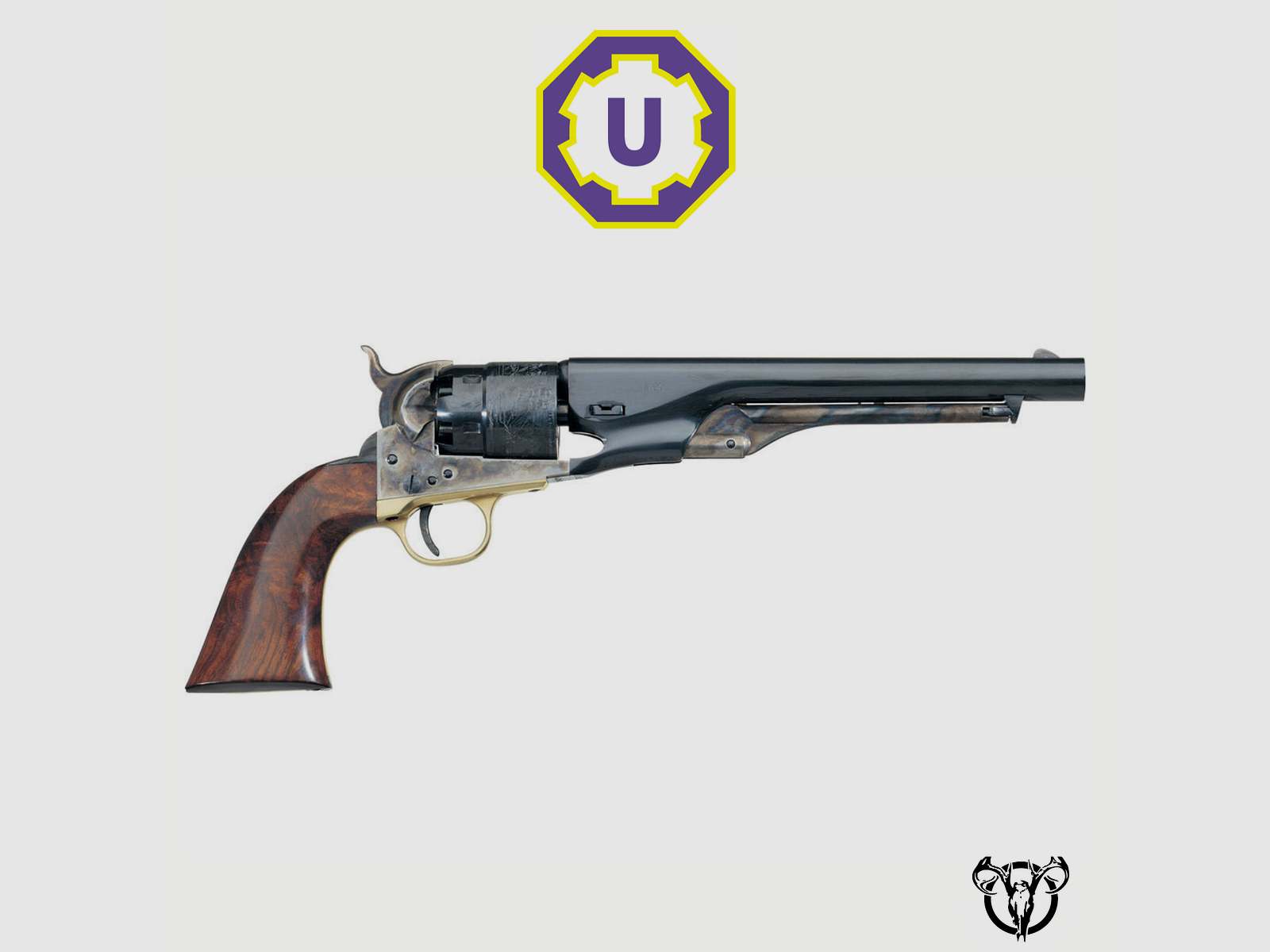 Voorladers Revolver UBERTI 1860 Army Fluted-.44.-8″, afbeelding 1 van 2