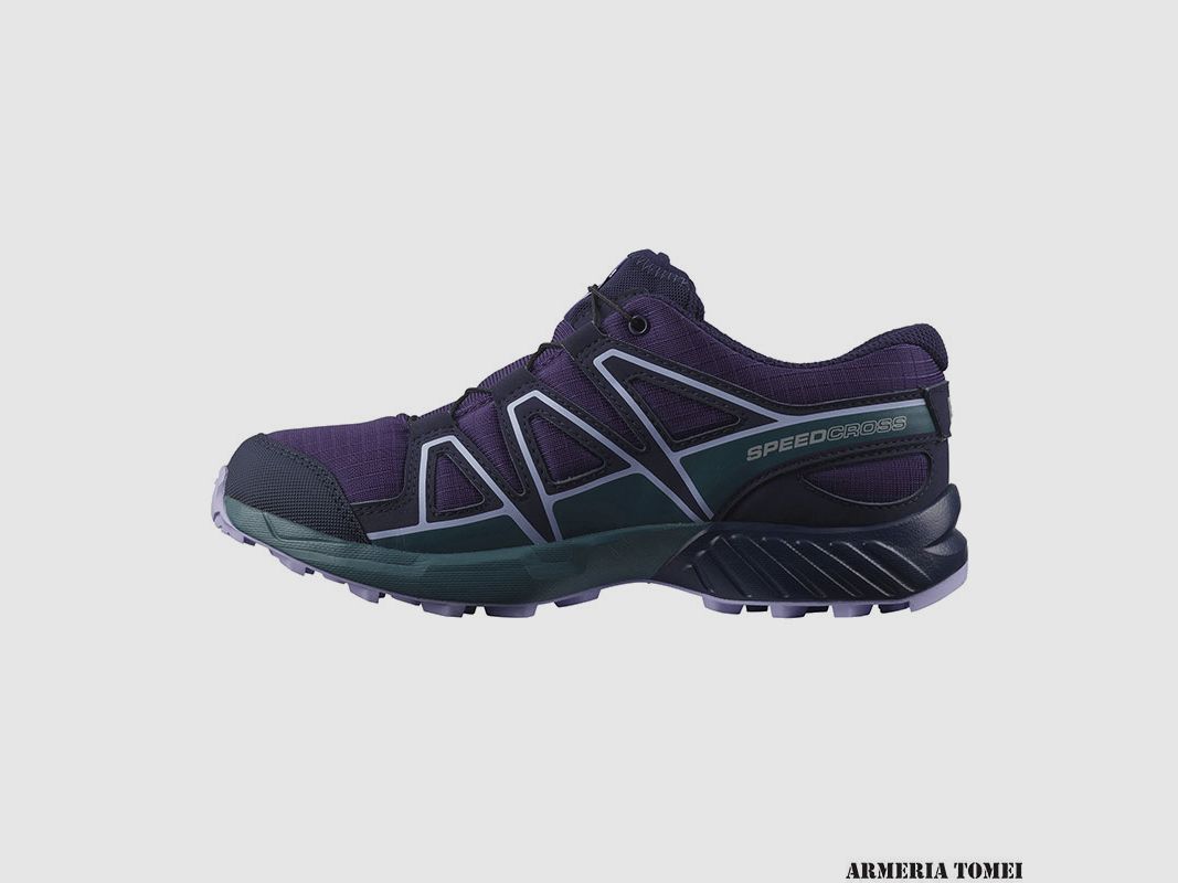 SALOMON – KINDER – SPEEDCROSS CLIMASALOMON™ WATERDICHT J Druivensap/Mallard Blauw/Lavendel, afbeelding 5 van 5