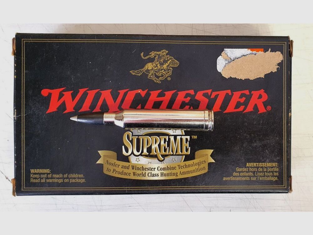 Munition Winchester 7mm Rem Mag Ballistic Silvertip 150grs