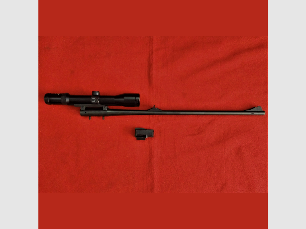 Lauf Blaser R93 im Kaliber 375 HH mit Zielfernrohr Zeiss Diavari VM 1,5-6×42