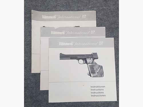Hämmerli  Mod. 150  208  215  280  Beschreibung Bedienungsanleitung Luftpistole Luftgewehr KK Gewehr Co2 Pistole siehe Beschreibung. Preis ab