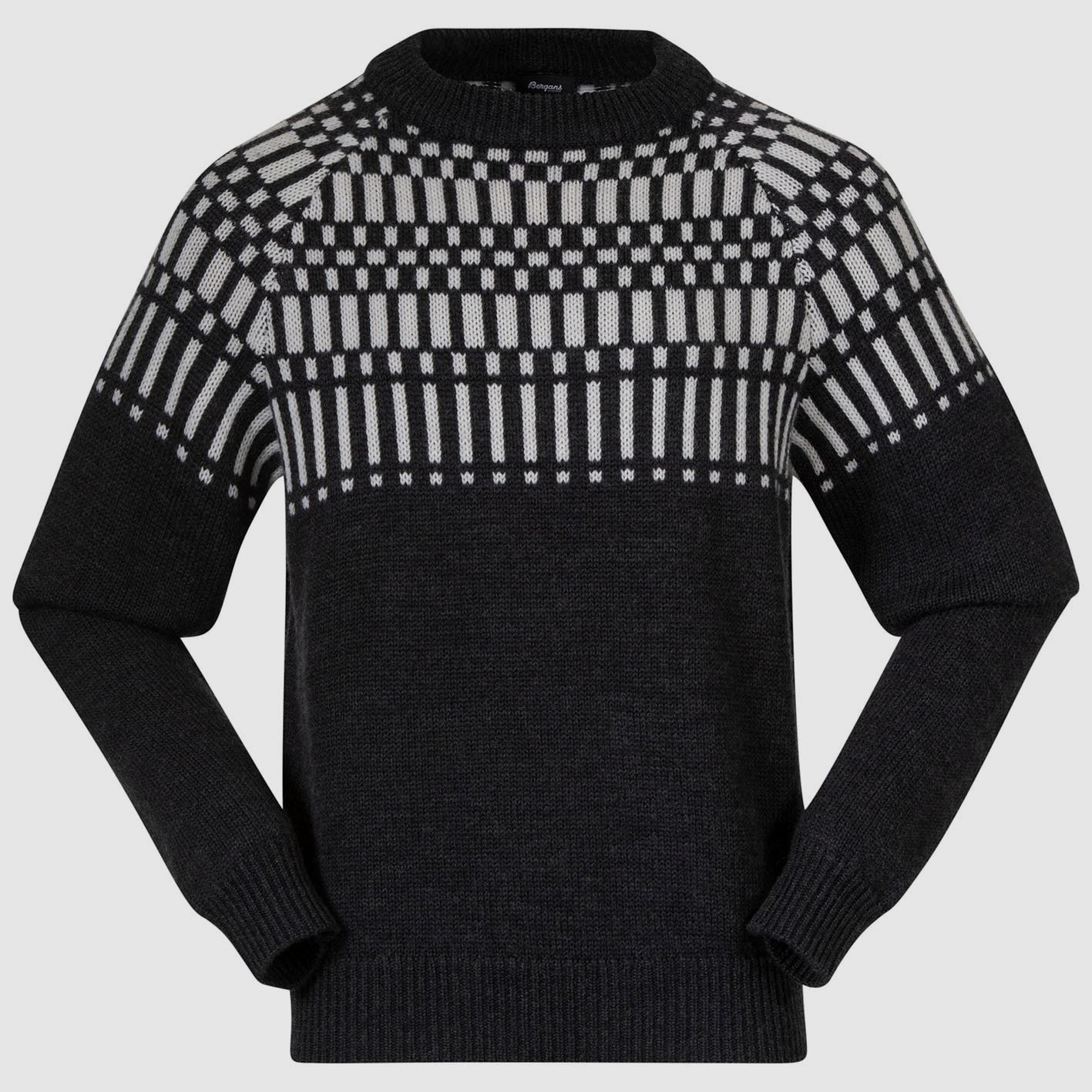 Bergans Nordmarka Merino Pullover Herren Dark Shadow Grey/Aluminium XL