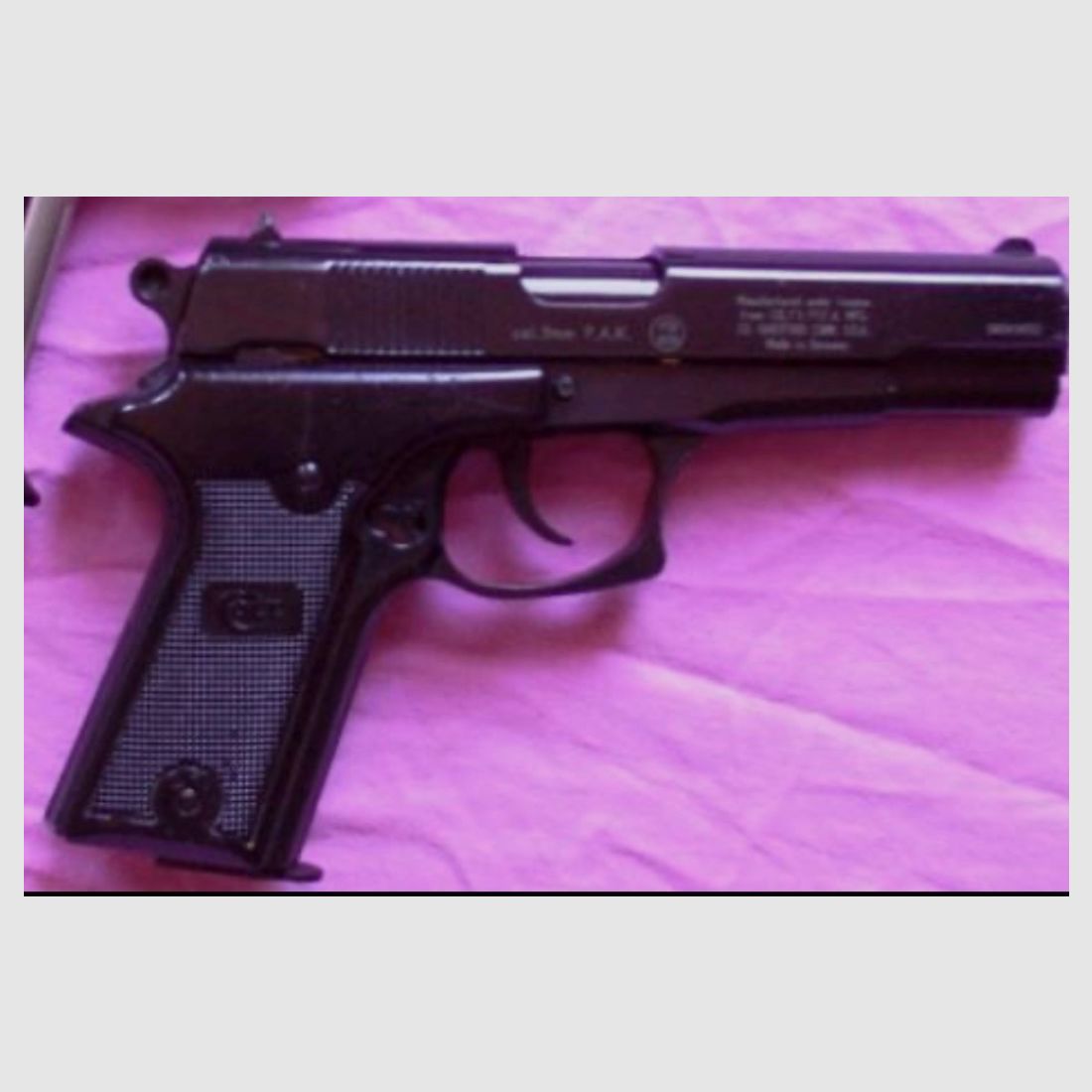 Colt Double Eagle 9mm P.A.K. Noir brunie C H E R C H E ..