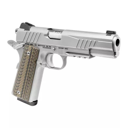 Pistolet SAVAGE 1911 GOVT STYLE STAINLESS WITH RAIL cal. .45 ACP, image 3 sur 13
