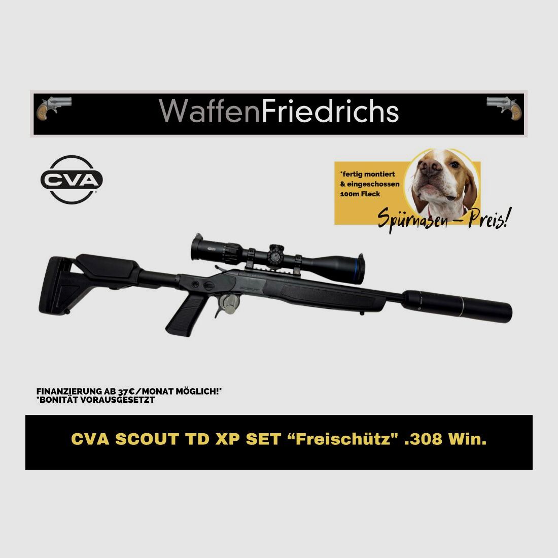 CVA Scout TD XP Komplettset "Freischütz" - Waffen Friedrichs