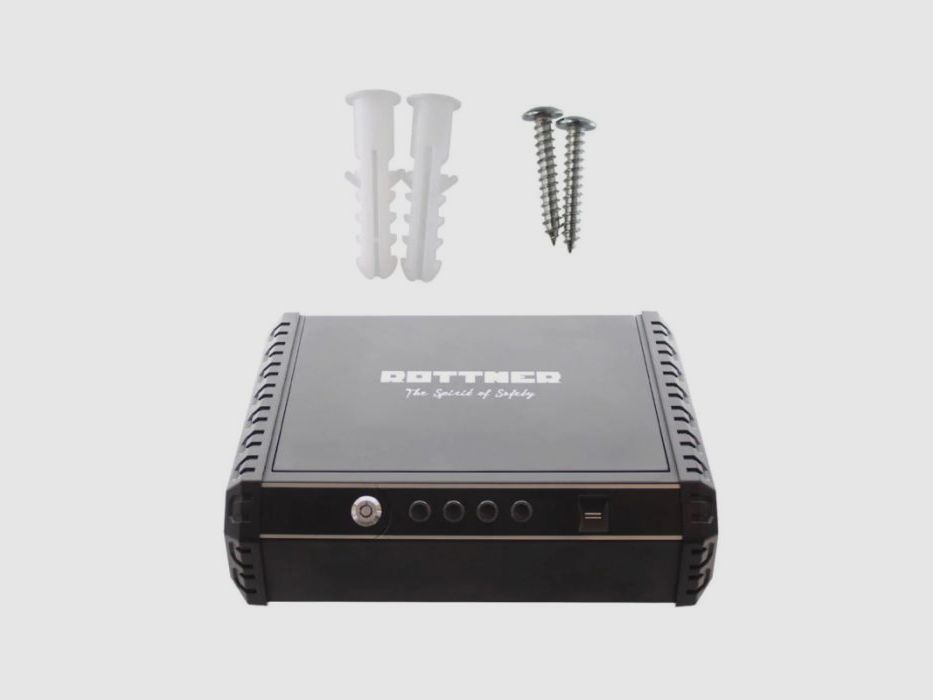 Rottner Cassaforte per Pistole Gunmaster XL con Serratura a Impronta Digitale Nera, immagine 15 di 18