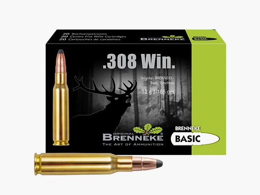 Brenneke .308 Win. BASIC TLM 12.0g/185grs. – 20 pcs.