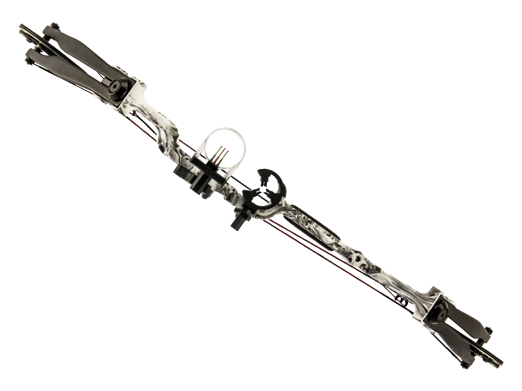 Poe Lang Ek Rex Compoundbogen 28" Skull Camo 15-55 LBS, Bild 16 von 20