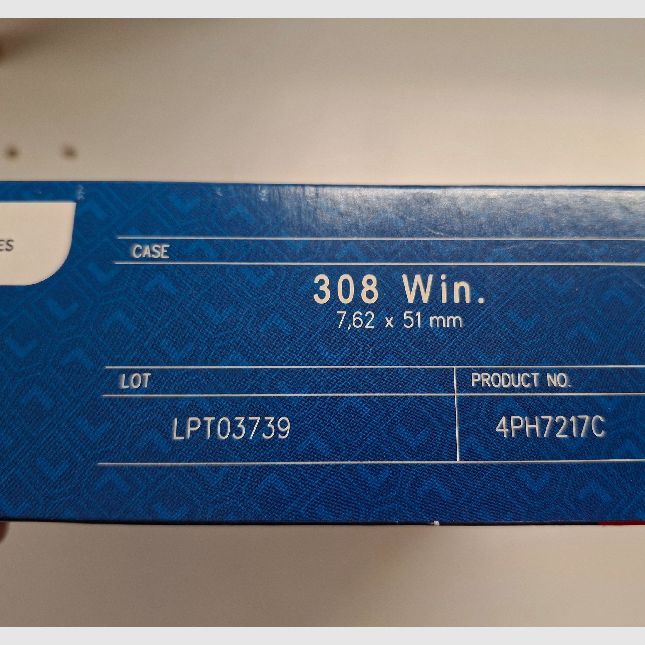 Lapua .308 Win. Hülsen 4PH7217C Neu