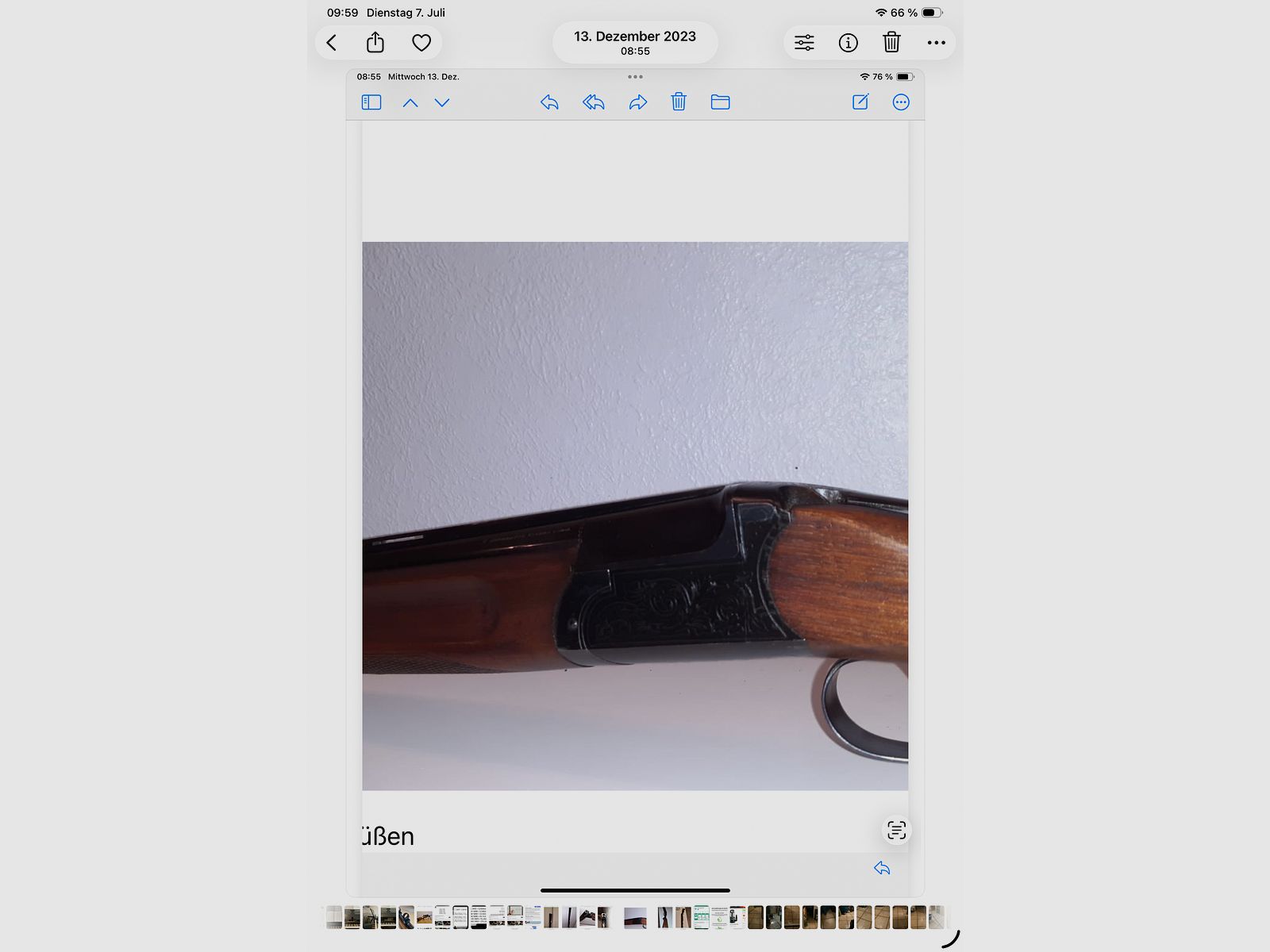 double-barrel shotgun