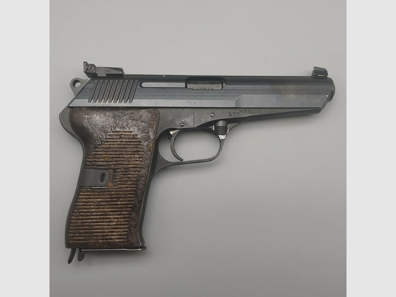 CZ/Brünner vz.52 Rollenverschluss Pistole mit Wechsellauf 7,62 Tokarev! 9mmLuger