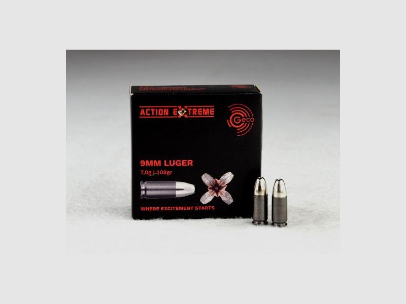 GECO 9 mm Luger, Action EXTREME 108 grs