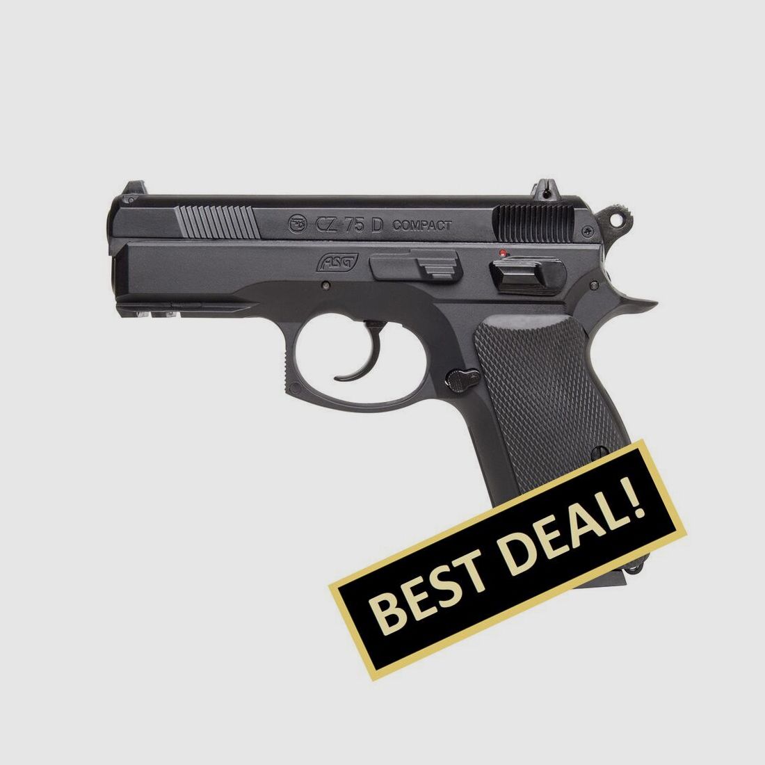 CZ 75D Compact Schwarz 4,5mm BB Druckluft Co2 Non BlowBack, Bild 1 von 8