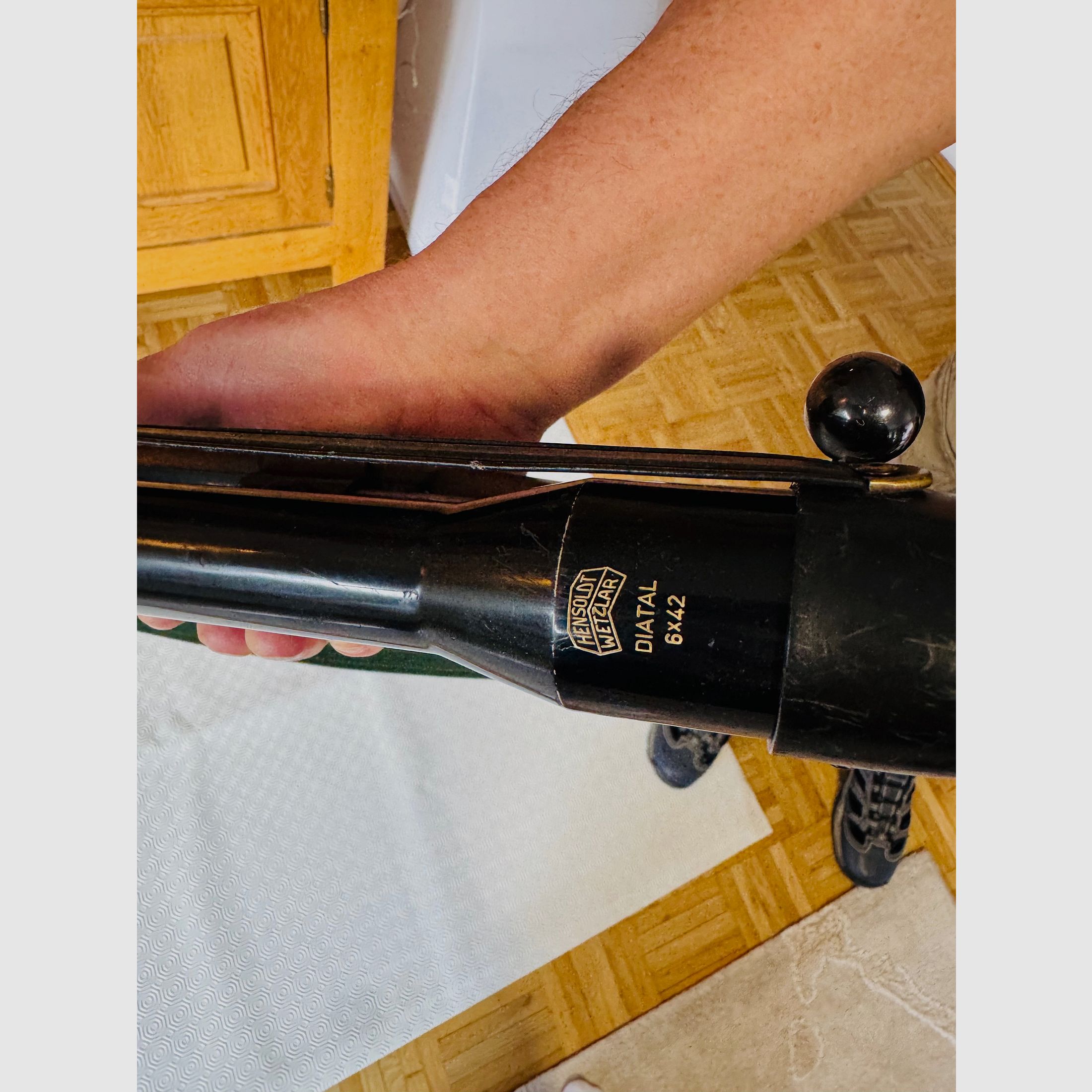 Repetierbüchse Mauser Modell 98 – Kaliber 7×64 – Deutscher Stecher – Hensoldt 6×42, Absehen 1 – Suhler Einhakmontage