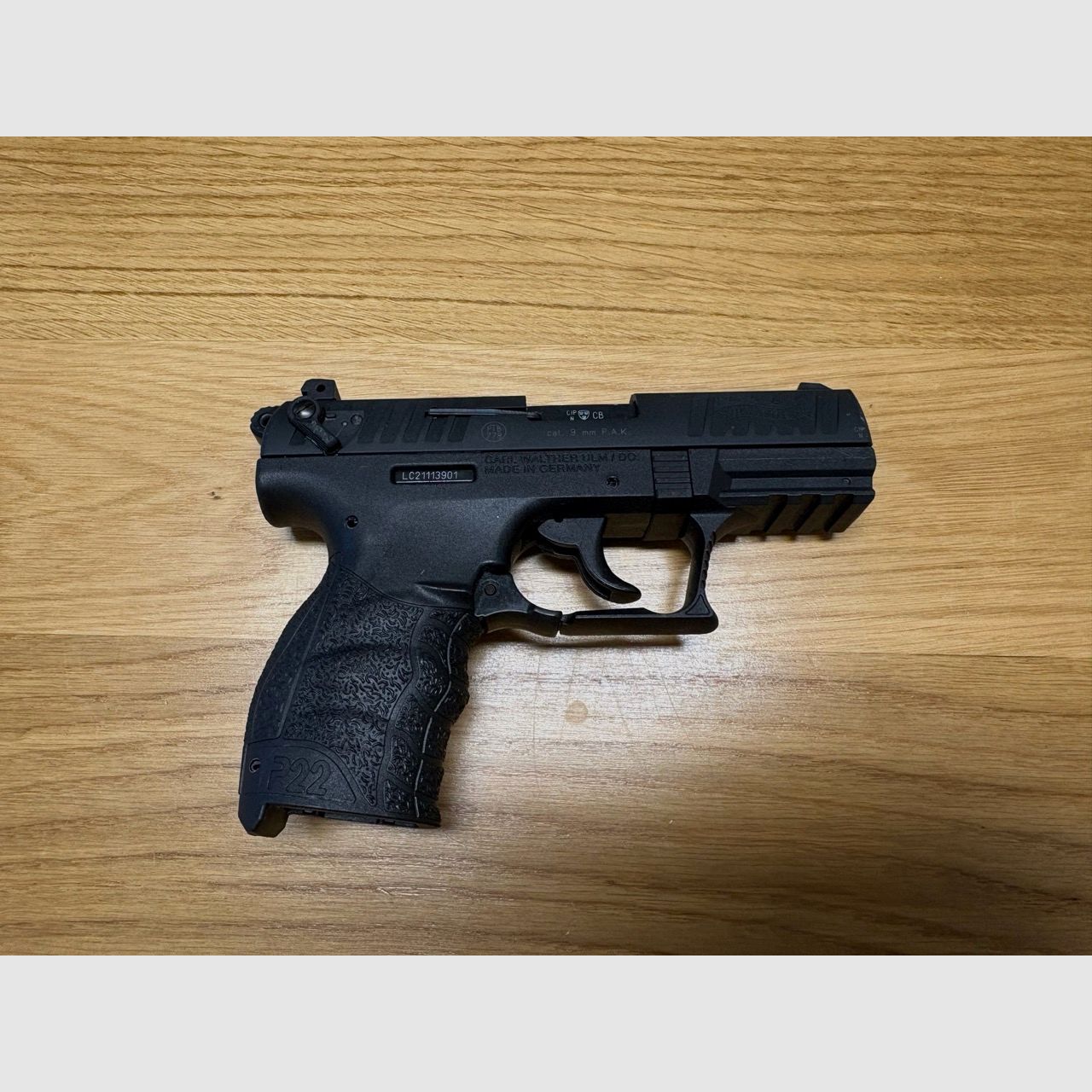 Walther P22Q 9mm P.A.K. Schreckschusspistole Schwarz