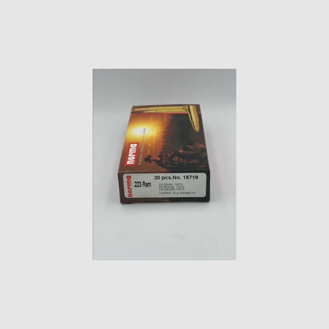 NORMA Büchsenmunition Oryx .223 Rem. 3.6 g. / 55 gr.