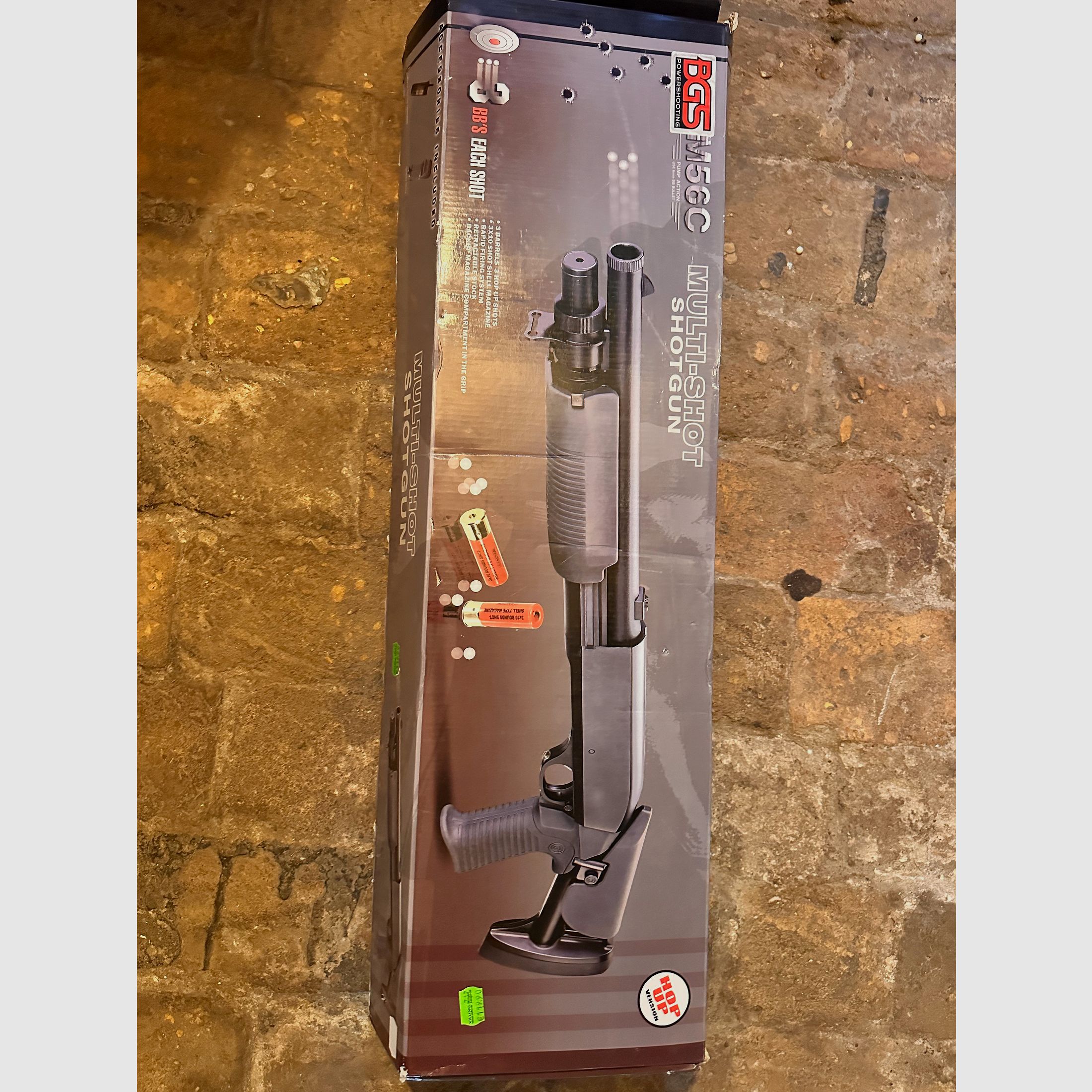 Fucile a pompa multi-colpo Airsoft BGS M56C