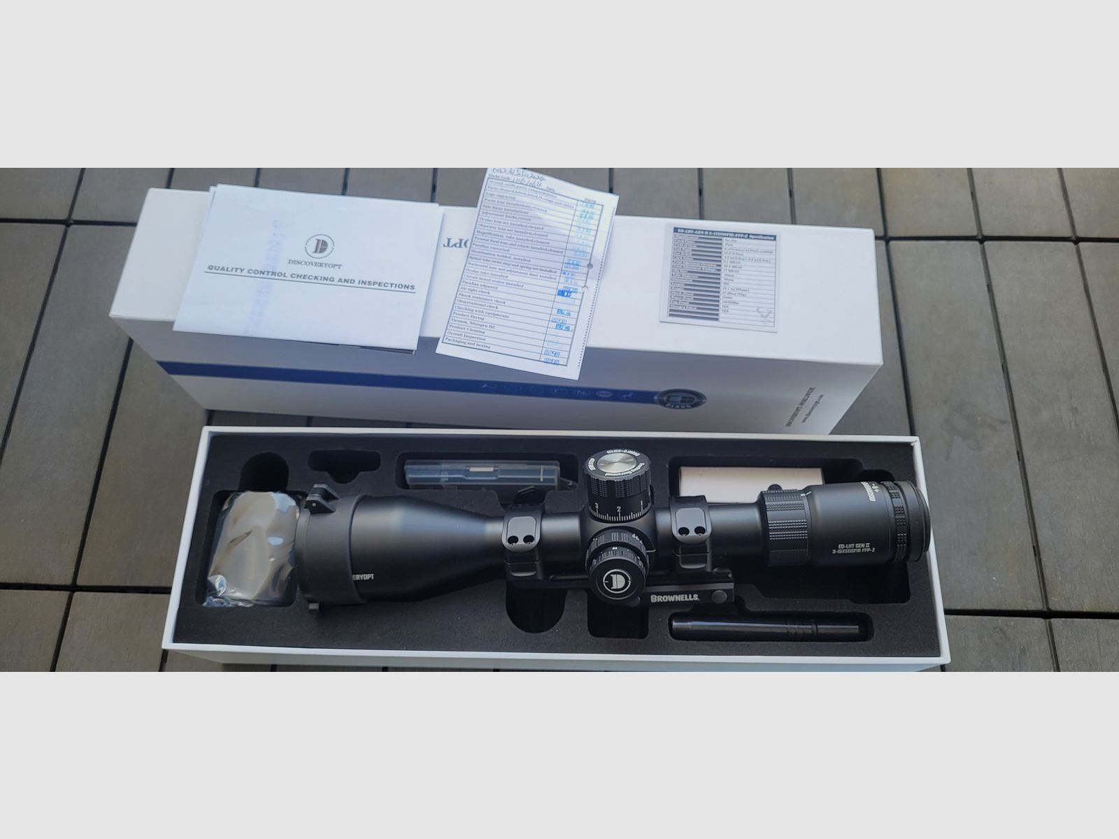 Discovery Optics ED LHT Gen2 3-15X50 FFP mrad