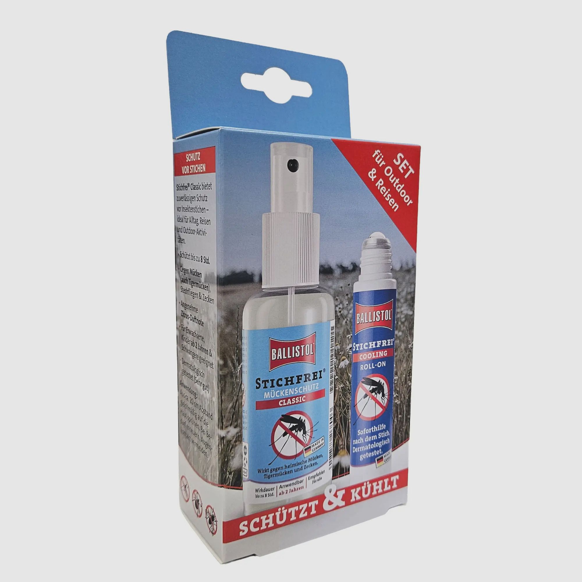 Ballistol Stichfrei Set – Mückenschutz & Soforthilfe