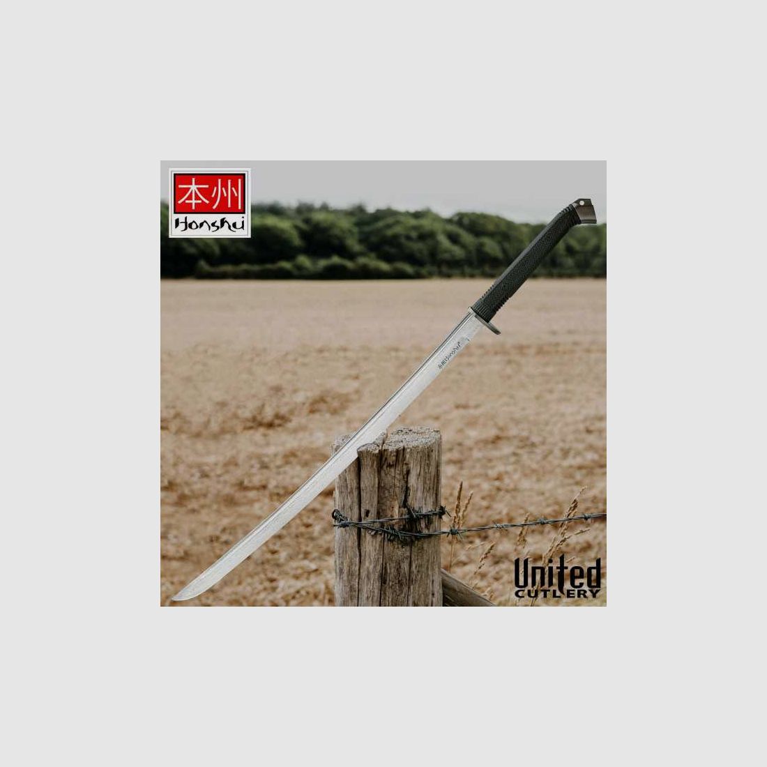 United Cutlery Honshu Boshin Damascus Katana mit TPR-Scheide